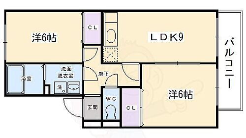 京都府京都市伏見区桃山町日向 六地蔵駅 2DK アパート 賃貸物件詳細