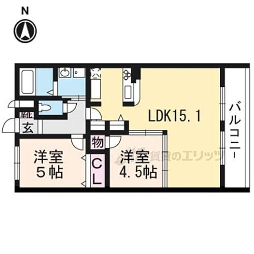 滋賀県大津市国分1丁目 石山駅 2LDK マンション 賃貸物件詳細