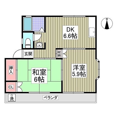 千葉県君津市南子安7丁目 君津駅 2DK アパート 賃貸物件詳細