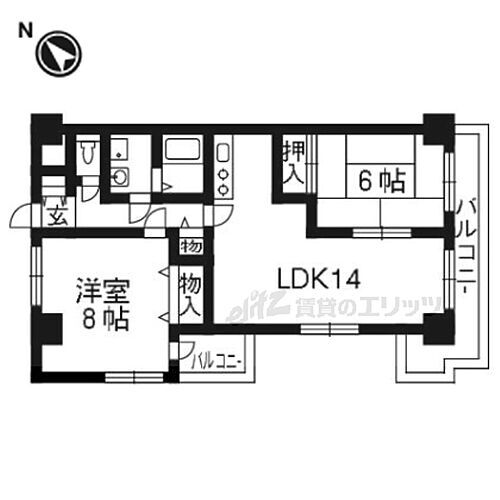 京都府亀岡市大井町土田2丁目 並河駅 2LDK マンション 賃貸物件詳細