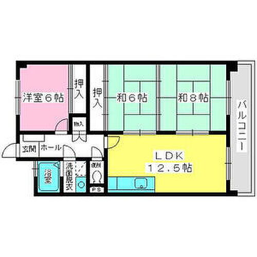 フレンズ９０ 8階 3LDK 賃貸物件詳細