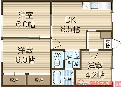 エステートピア鮎川 1階 3DK 賃貸物件詳細