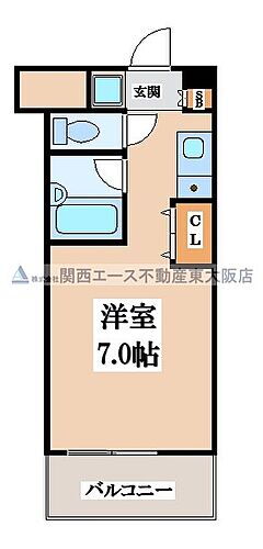 フォレストコート長瀬 1階 1K 賃貸物件詳細