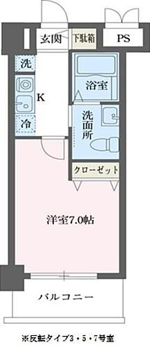ＬａＳａｎｔｅ立川 7階 1K 賃貸物件詳細