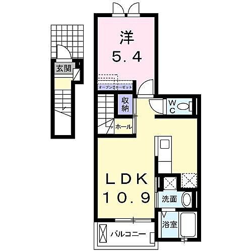 東京都八王子市緑町386-1 山田駅 1LDK アパート 賃貸物件詳細