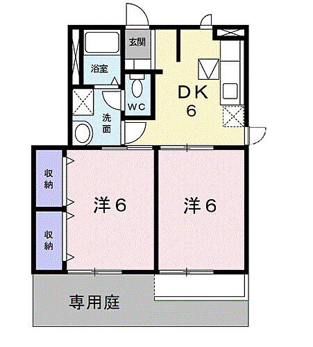 岡山県倉敷市片島町343-1 西阿知駅 2DK アパート 賃貸物件詳細