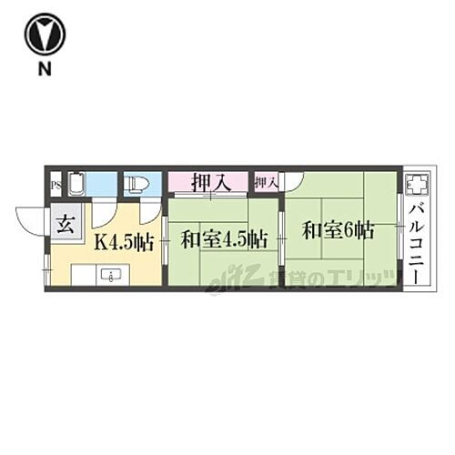 大阪府枚方市宮之阪5丁目 宮之阪駅 2DK アパート 賃貸物件詳細