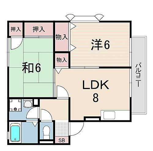 ストラスブール 2階 2LDK 賃貸物件詳細