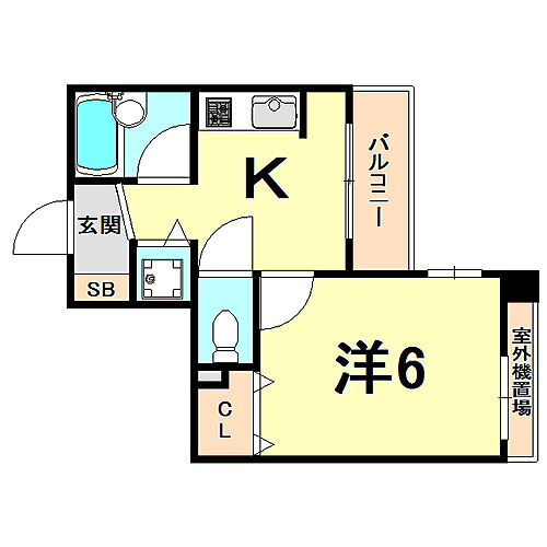 リアライズ西宮 2階 1K 賃貸物件詳細