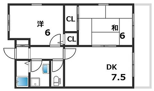 パークハイム永和 1階 2DK 賃貸物件詳細