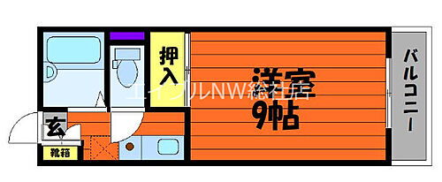 岡山県総社市中央6丁目 東総社駅 1K アパート 賃貸物件詳細