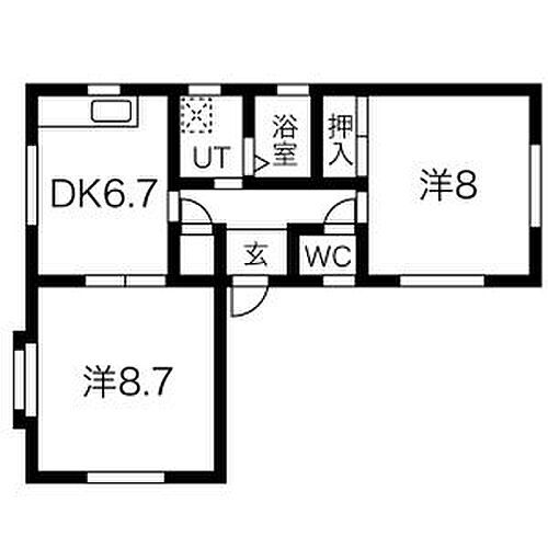 デュエット東山 1階 2DK 賃貸物件詳細