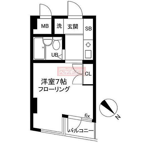 東京都新宿区中落合1丁目13-6 中井駅 ワンルーム マンション 賃貸物件詳細