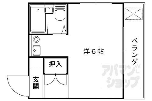 ブランドールハウス 3階 1K 賃貸物件詳細