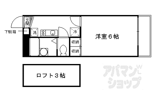 京都府京都市伏見区日野野色町 六地蔵駅 1K アパート 賃貸物件詳細