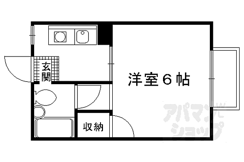 京都府京都市伏見区西大文字町 伏見桃山駅 1K アパート 賃貸物件詳細
