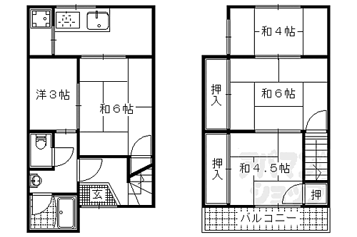 東野南井ノ上町貸家 5K 賃貸物件詳細