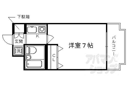 京都府京都市伏見区京町2丁目 伏見桃山駅 1K マンション 賃貸物件詳細