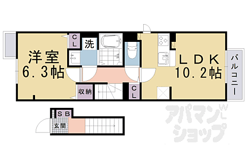 滋賀県大津市坂本３丁目 賃貸アパート