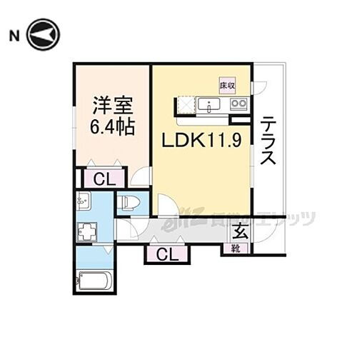 奈良県大和高田市甘田町 浮孔駅 1LDK アパート 賃貸物件詳細