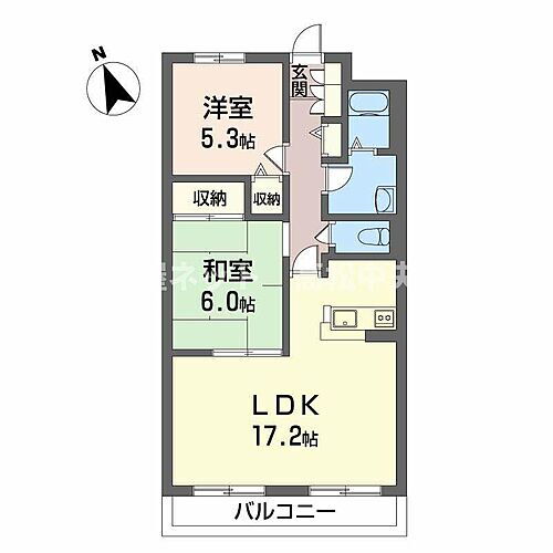 香川県高松市木太町 林道駅 2LDK マンション 賃貸物件詳細