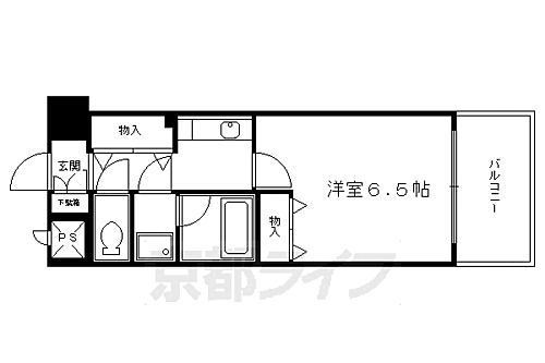 京都府京都市下京区高野堂町 四条駅 1K マンション 賃貸物件詳細