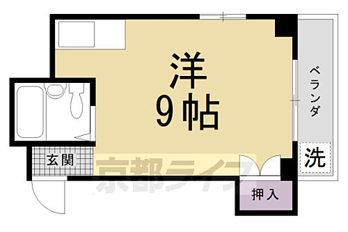 京都府京都市北区衣笠北荒見町 北野白梅町駅 ワンルーム マンション 賃貸物件詳細