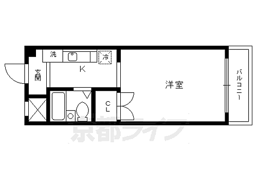 京都府京都市上京区末広町 北野白梅町駅 1K マンション 賃貸物件詳細