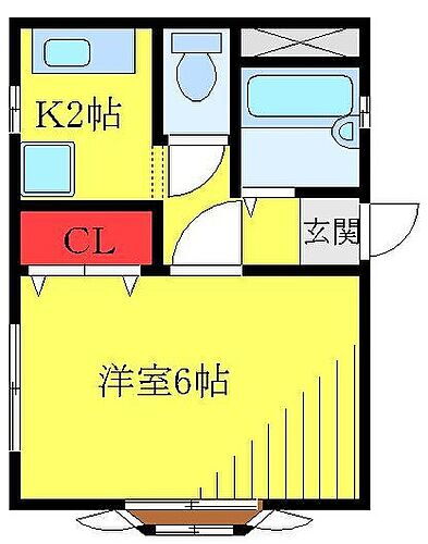東京都北区岸町２丁目 東十条駅 1K アパート 賃貸物件詳細
