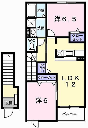 兵庫県神崎郡福崎町西田原1139番地2 福崎駅 2LDK アパート 賃貸物件詳細