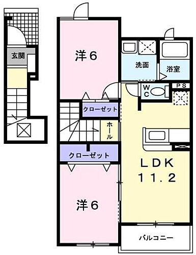 兵庫県姫路市四郷町坂元 姫路駅 2LDK アパート 賃貸物件詳細