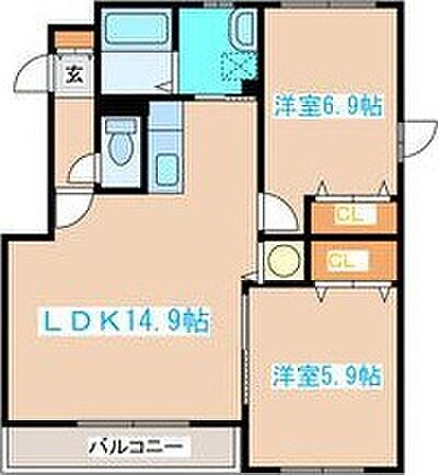 北海道札幌市白石区北郷一条4丁目3-40 白石駅 2LDK マンション 賃貸物件詳細