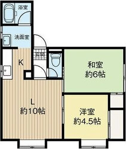 ナカオｃｏｒｐｏ１３ 2階 2LDK 賃貸物件詳細