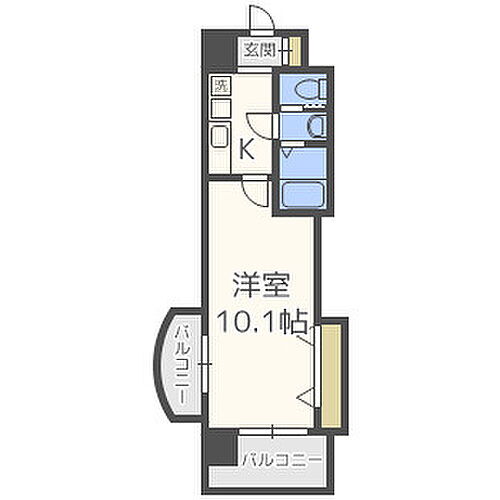  Luxe天王寺　間取り