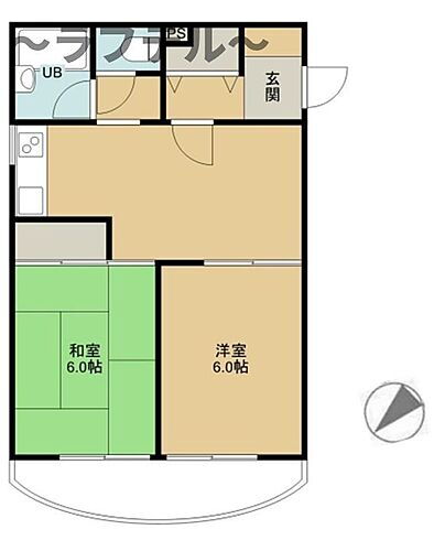 埼玉県所沢市北有楽町16-7 航空公園駅 2DK マンション 賃貸物件詳細