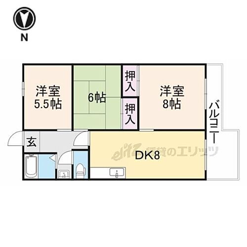 奈良県奈良市西木辻町 近鉄奈良駅 3LDK アパート 賃貸物件詳細