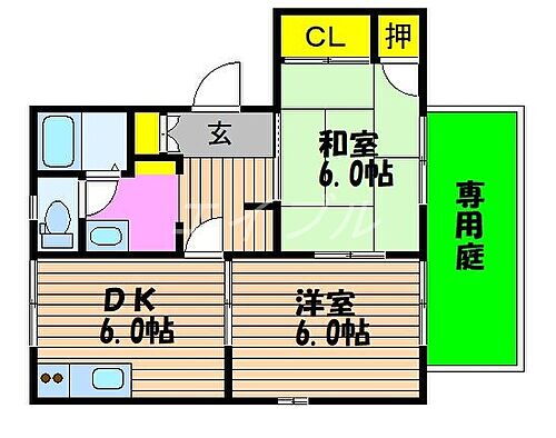 岡山県倉敷市上東 庭瀬駅 2DK アパート 賃貸物件詳細