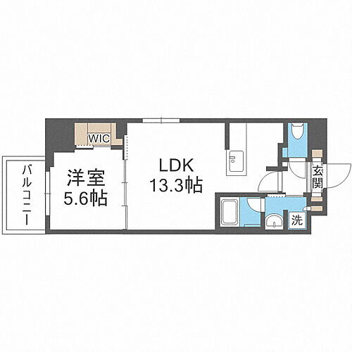 Ｄｉｍｕｓ北浜 6階 1LDK 賃貸物件詳細