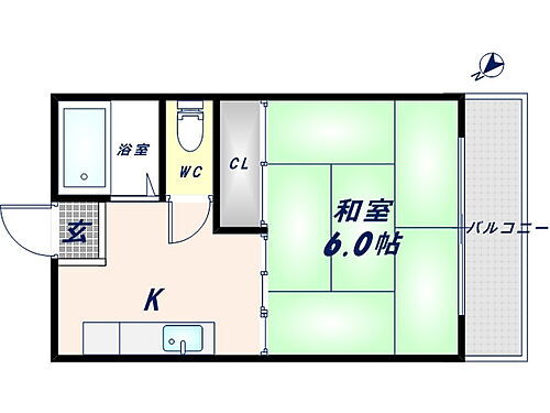 メゾン金岡 2階 1K 賃貸物件詳細