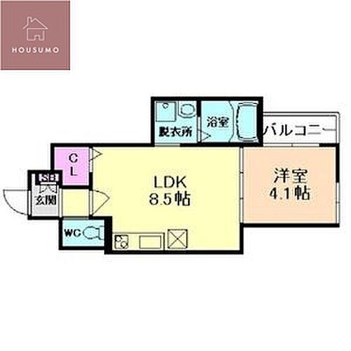 大阪府東大阪市森河内西1丁目 放出駅 1LDK アパート 賃貸物件詳細