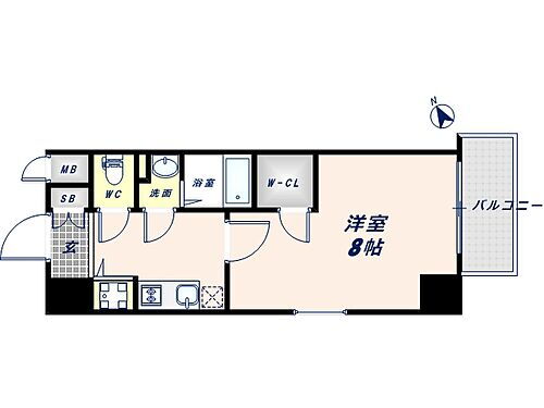 大阪府大阪市東成区中本2丁目 緑橋駅 1K マンション 賃貸物件詳細