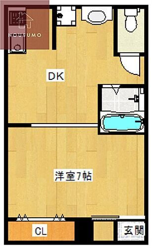 コーポ有楽２ 2階 1DK 賃貸物件詳細