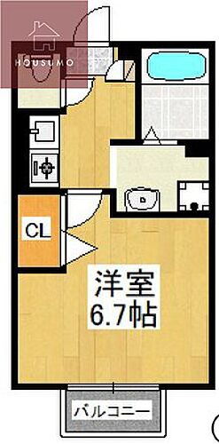 ル　ボヌール 2階 1K 賃貸物件詳細
