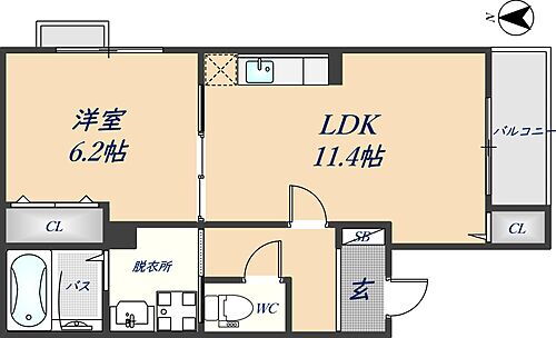 大阪府八尾市高安町北6丁目6-1 高安駅 1LDK アパート 賃貸物件詳細