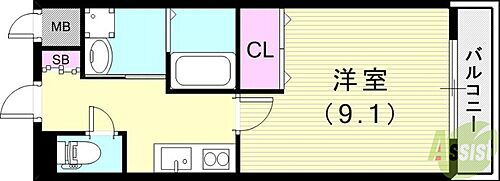 兵庫県西宮市平松町4-17 さくら夙川駅 1K マンション 賃貸物件詳細