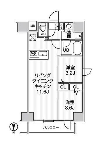 東京都台東区清川2丁目26-8 南千住駅 2LDK マンション 賃貸物件詳細