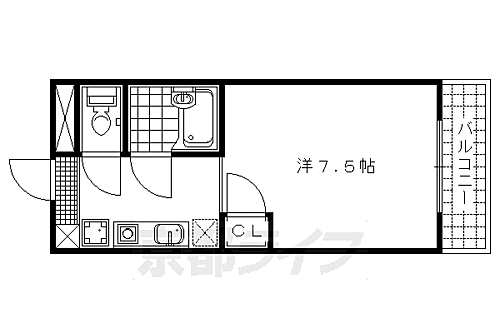 京都府京都市右京区山ノ内宮前町 太秦天神川駅 1K マンション 賃貸物件詳細