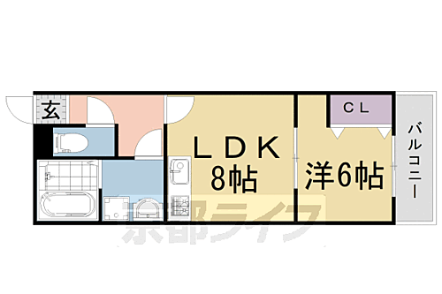 京都府京都市伏見区深草西出町 藤森駅 1LDK アパート 賃貸物件詳細