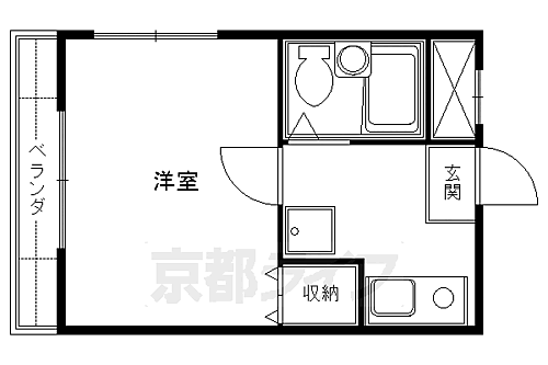 京都府京都市伏見区深草池ノ内町 藤森駅 1K アパート 賃貸物件詳細