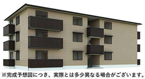 Ｄ－ｒｅｓｉｄｅｎｃｅ・Ｋ川北 3階建